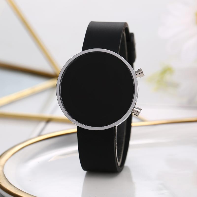 Round LED Cute Fashion Casual Metal Electronic Watch