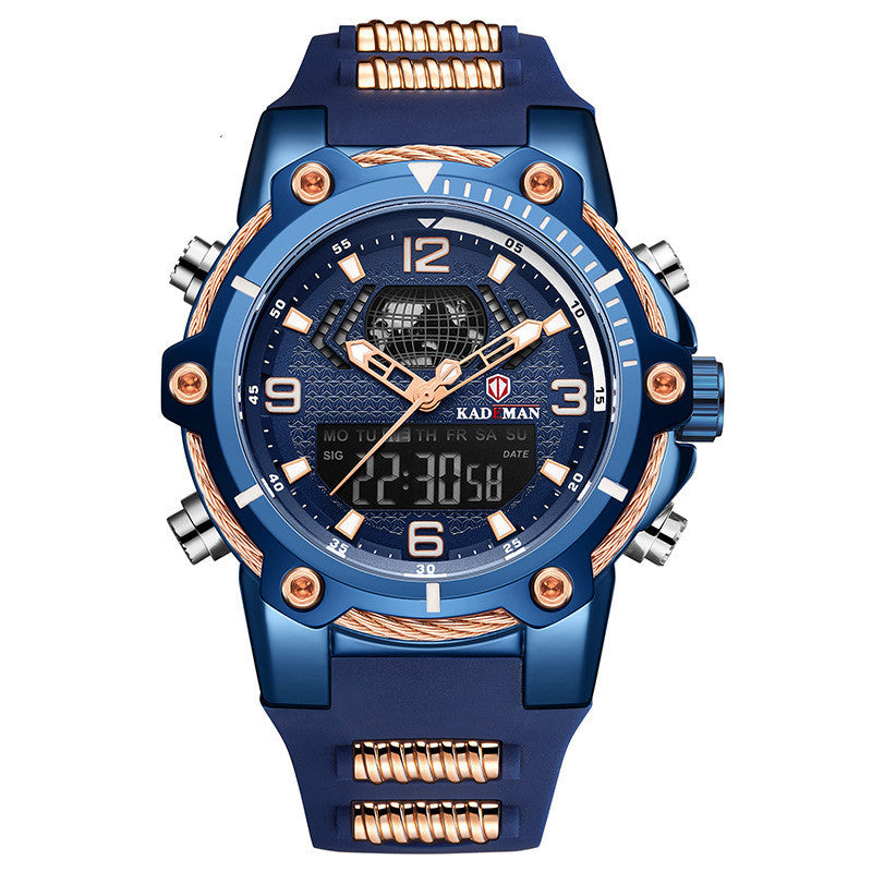 Men's alarm clock calendar multi-function watch