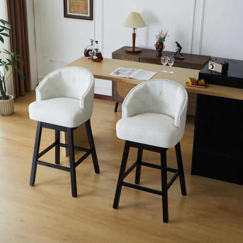 2-piece Set Of Rotating Bar Stools