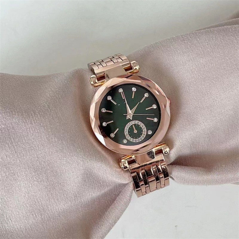 Fashion Steel Band Waterproof Watch Ladies