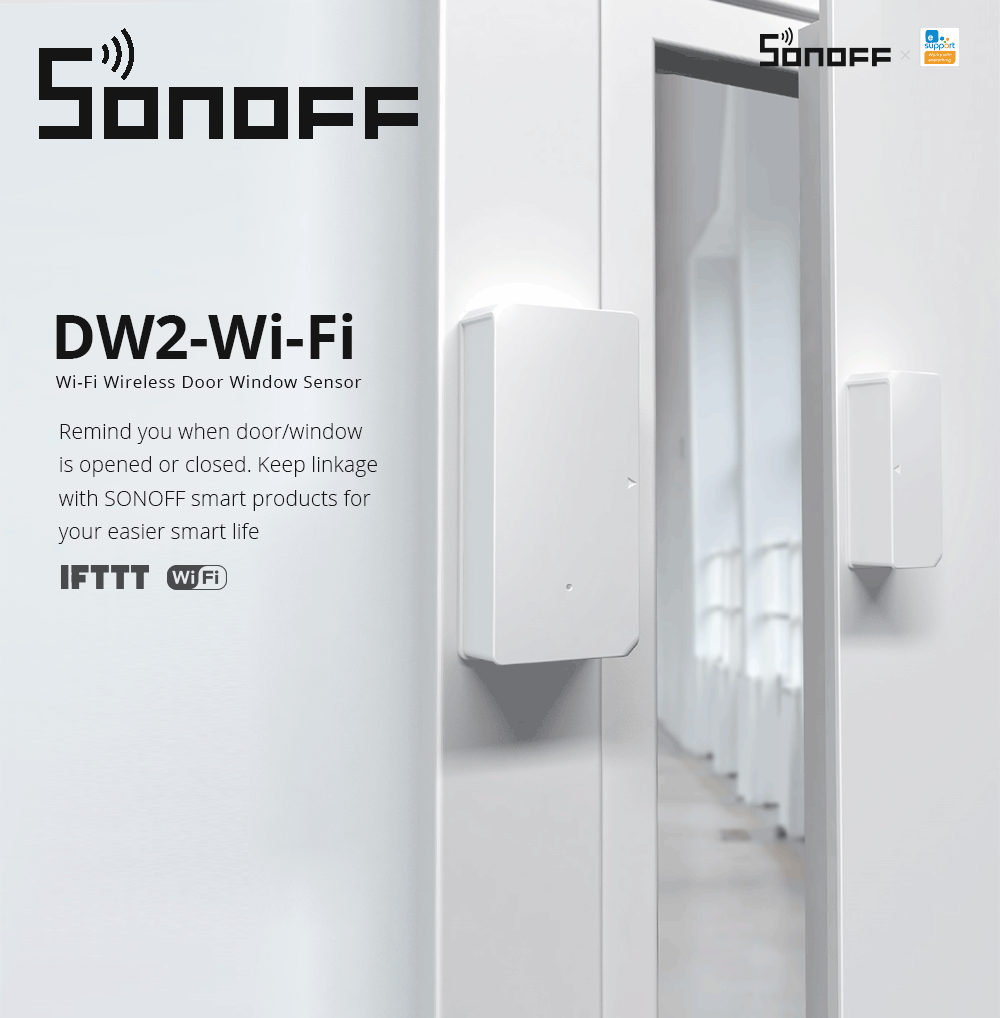 Wireless Wifi Door And Window Sensor Without Network Connection