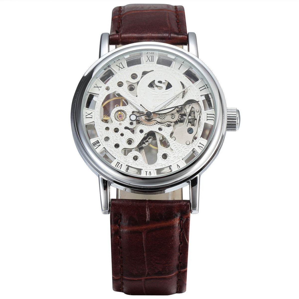 Leather casual men's Watch