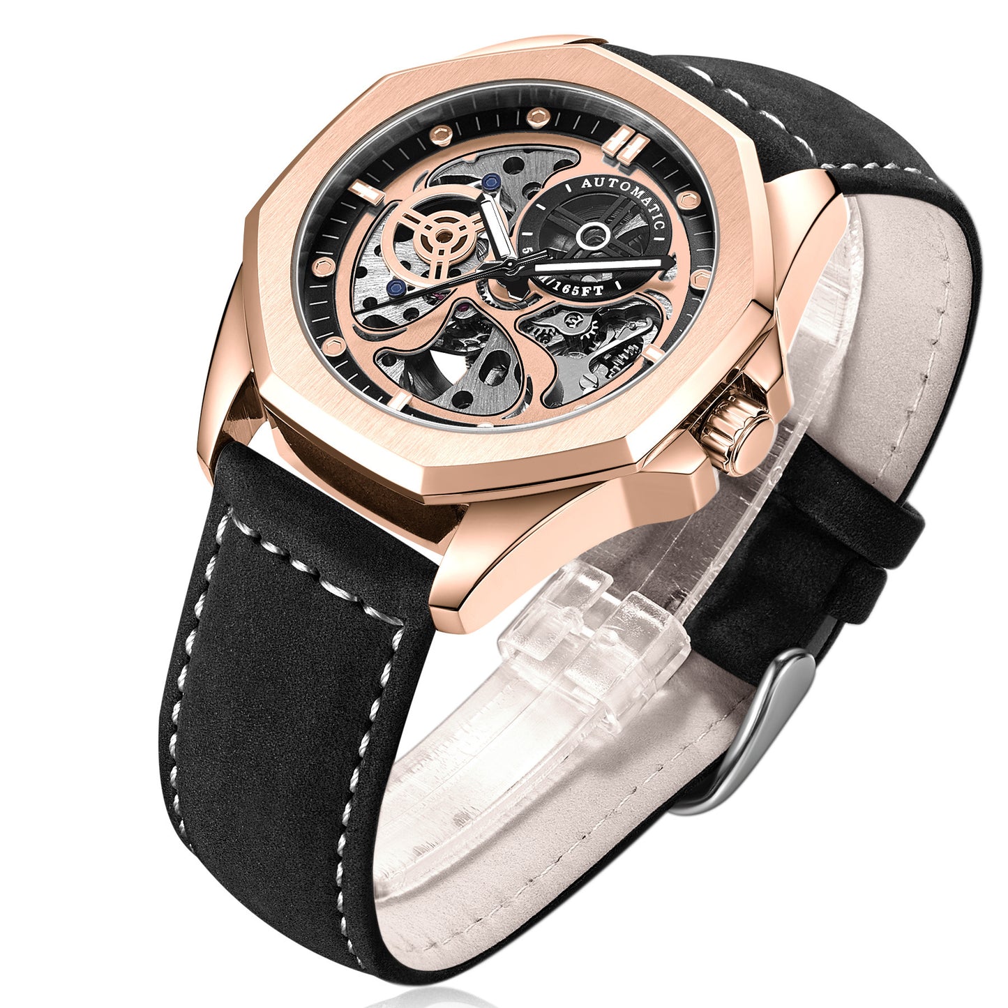 Belt waterproof casual men's mechanical watch