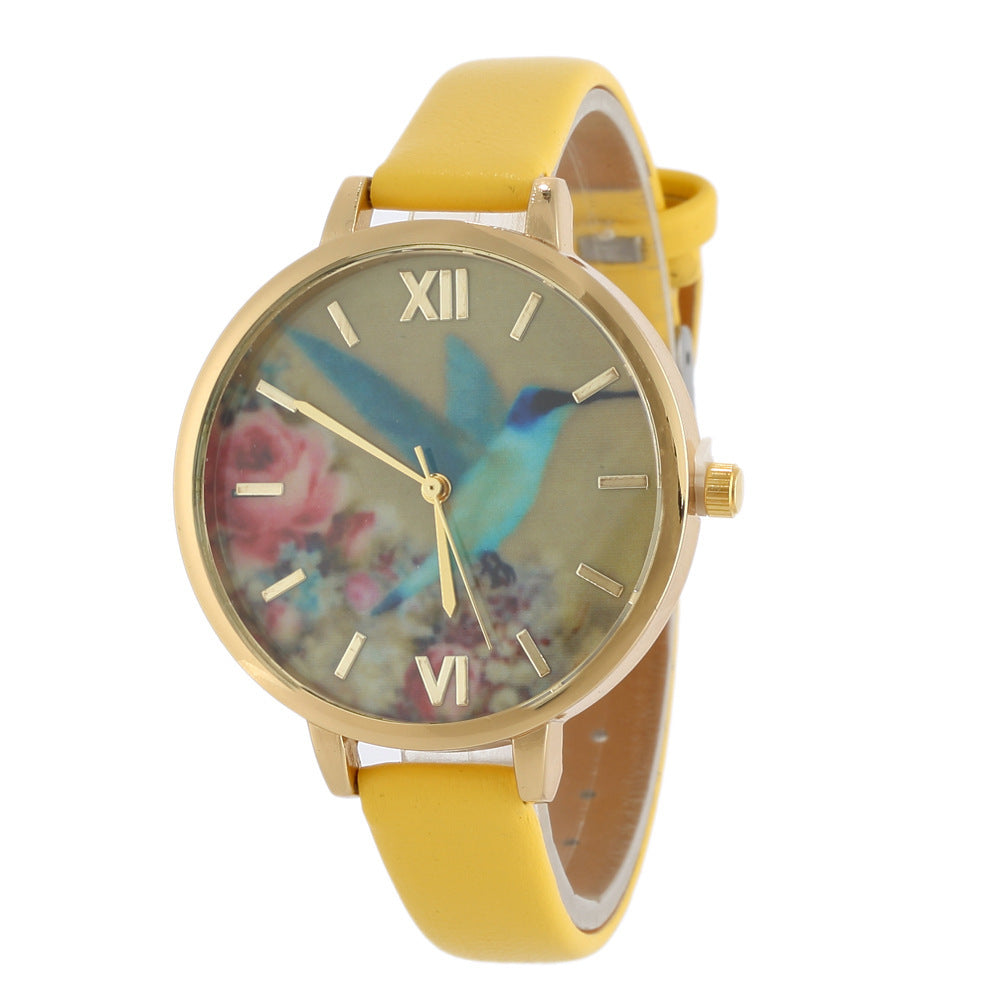 Ladies Leather Quartz Watch