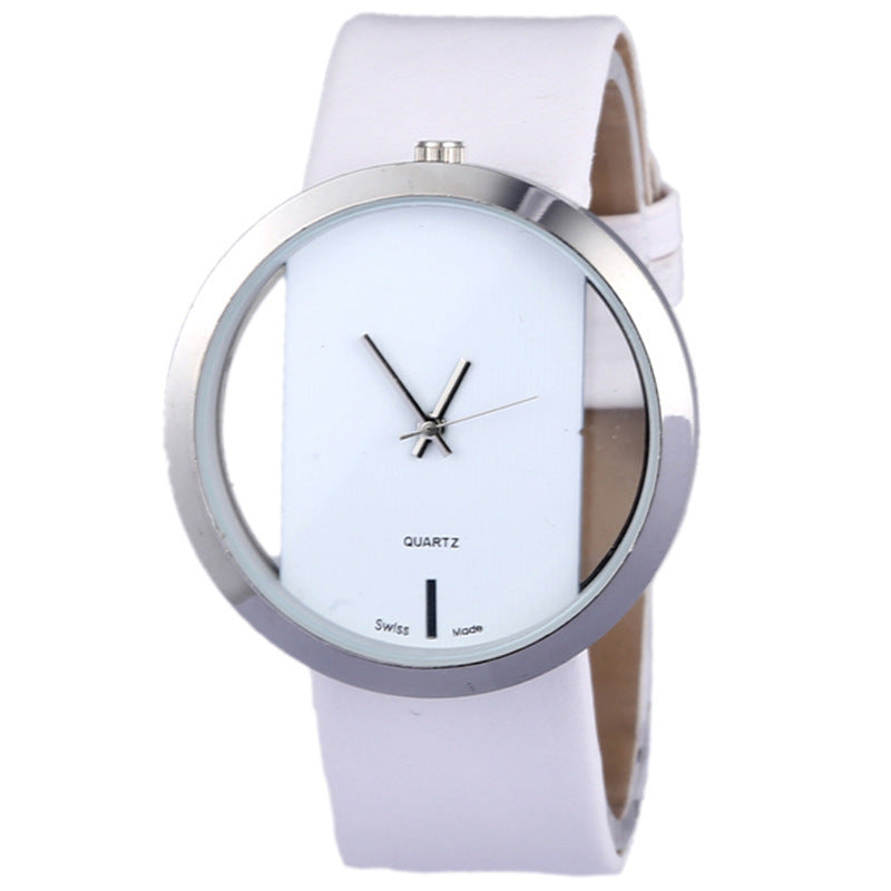 Trendy fashion ladies hollow creative quartz watch