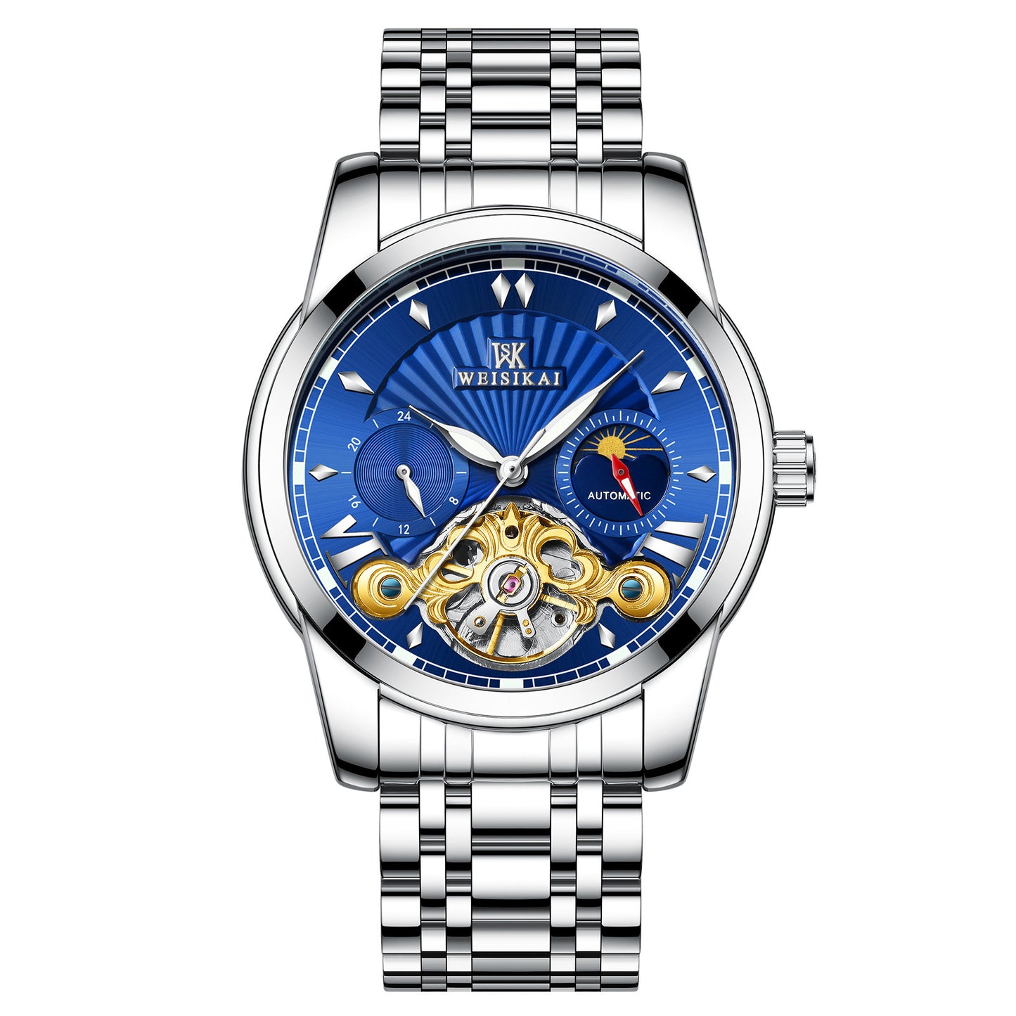 Waterproof flywheel automatic mechanical watch