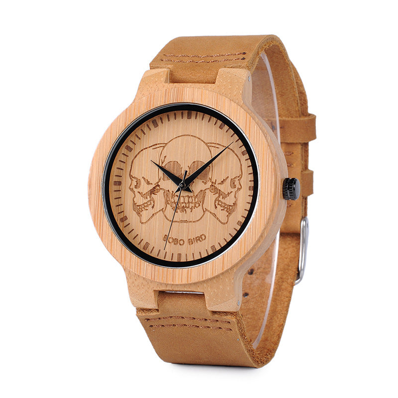 Literary Retro Watch Bamboo Watch