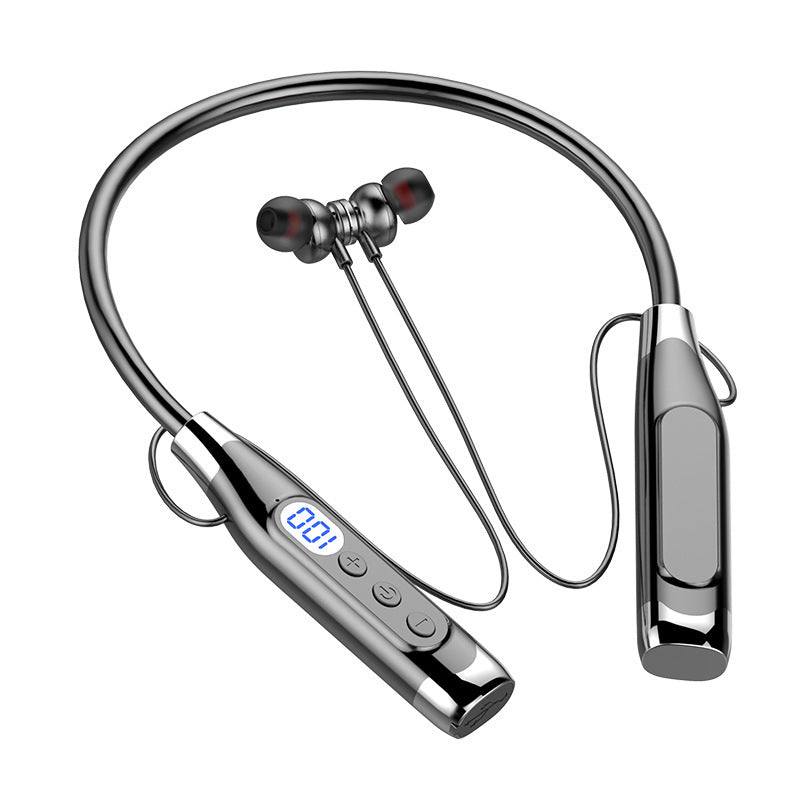 Bluetooth Headset Large Battery Power Display Plug-in Type