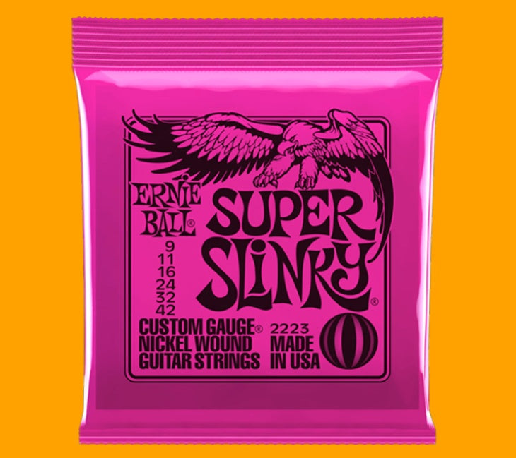 Nickel-plated electric guitar bass strings