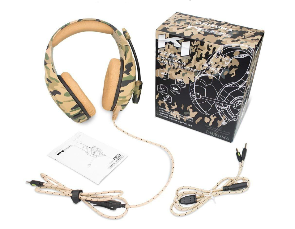 Destruction Camouflage Gaming Headset