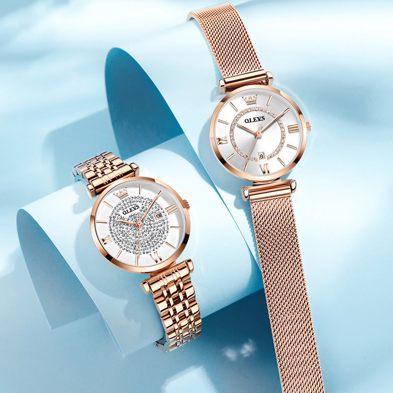 Waterproof Quartz Watch For Ladies