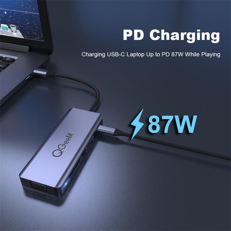 USB C multi hub docking station