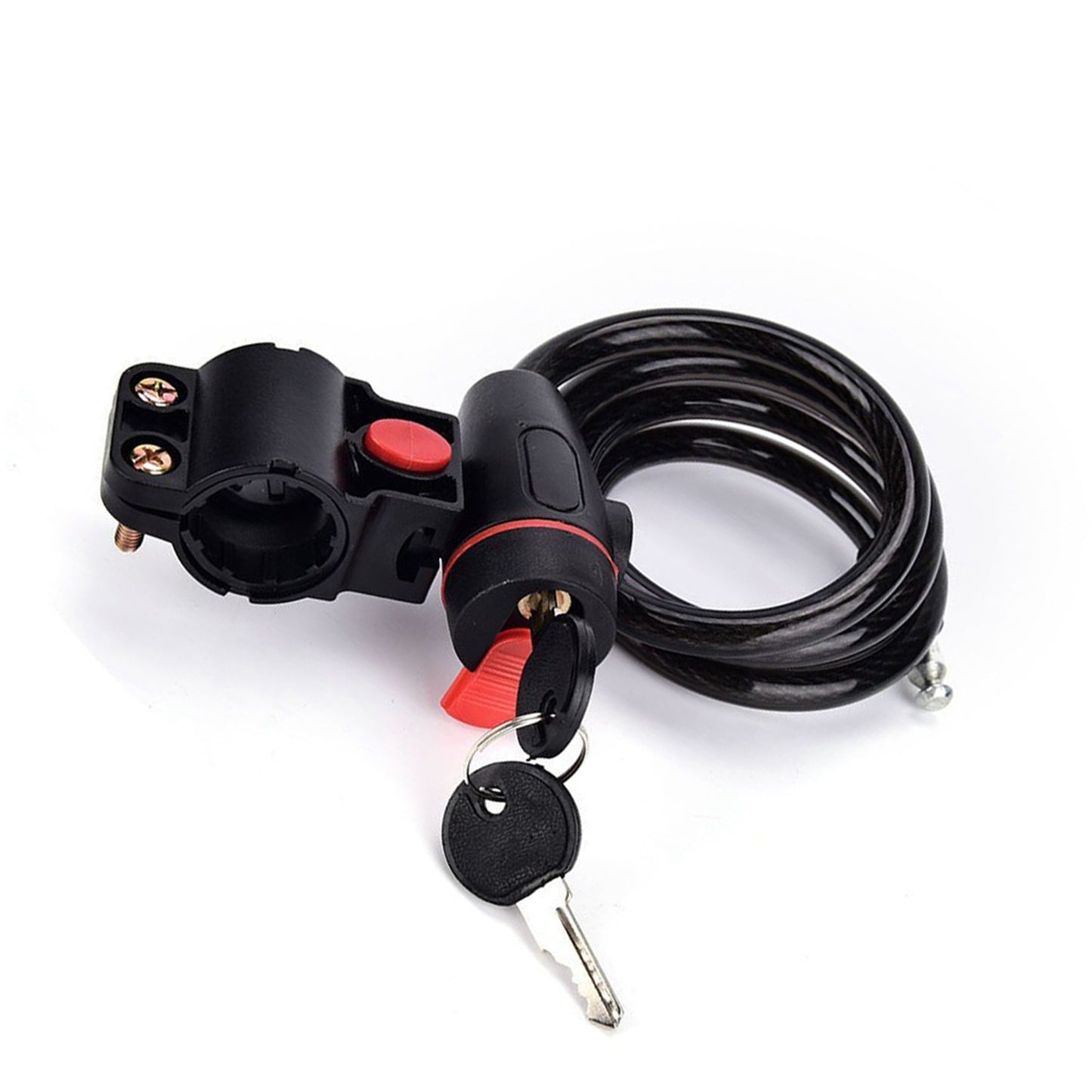 Bicycle Anti Theft Lock Mountain Bike Lock Cable with Key for Outdoor Riding Equipment