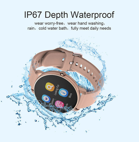 Full-touch Smart Bracelet Bluetooth Pedometer Heart Rate Silicone