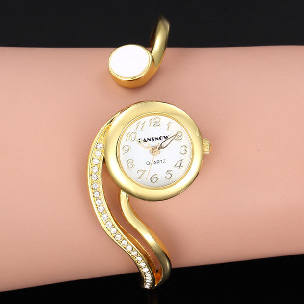 Fashion Luxury Rose Gold Stainless Steel Ladies Watch