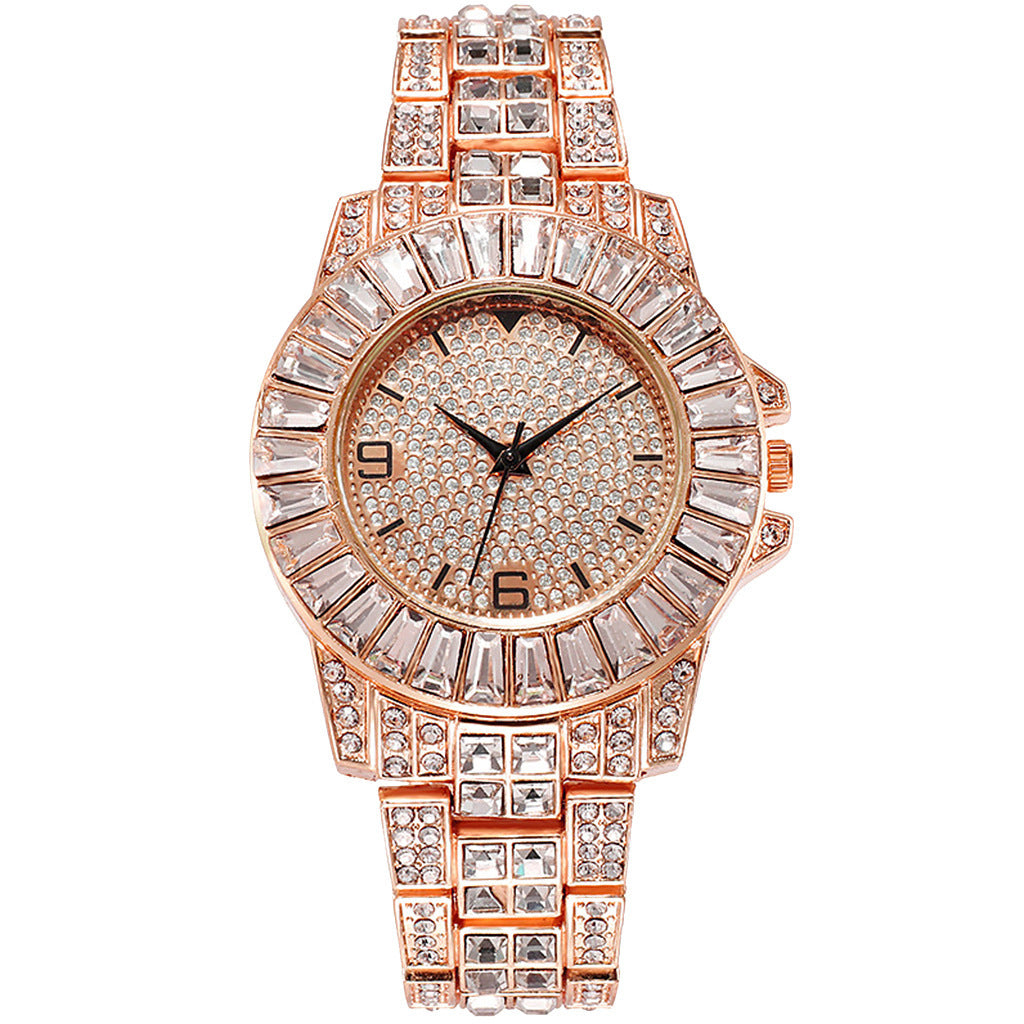 Ladies Hip Hop Chain Full Diamond Watch