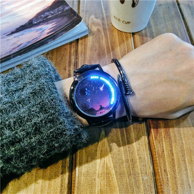 Luminous quartz watch