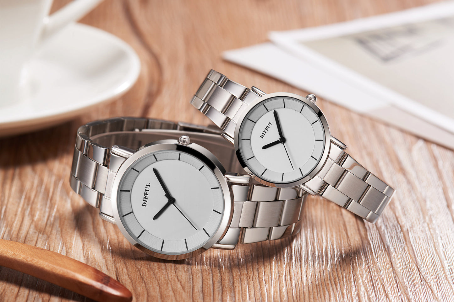 Alloy Tungsten Steel Band Quartz Watch