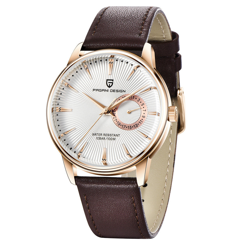 Fashion leather men's watch