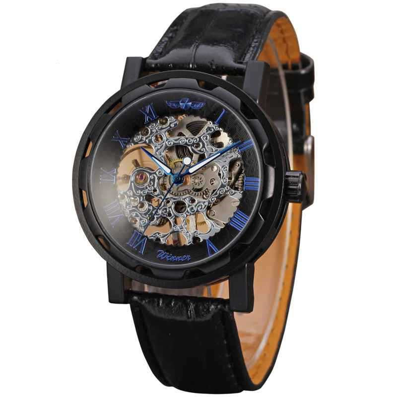 Full hollow men's belt manual mechanical watch