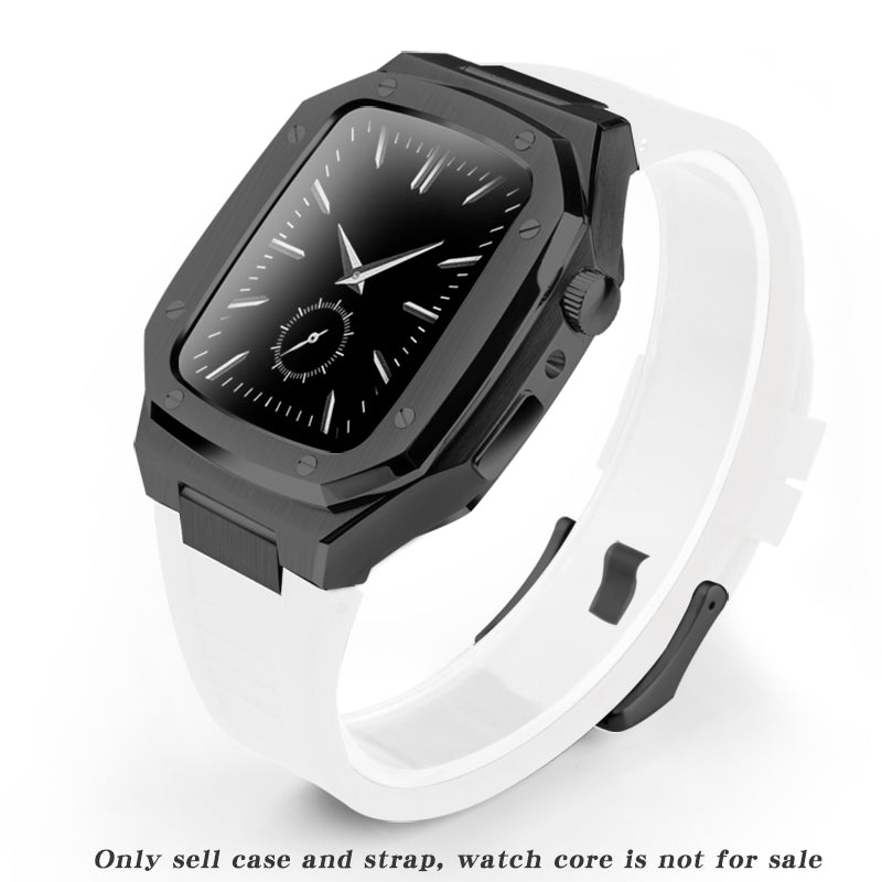 Metal Watch Case Rubber Strap Smart Watch Accessories