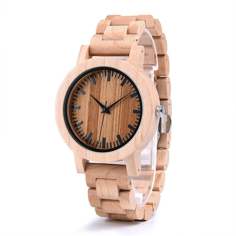 Precious wood watch