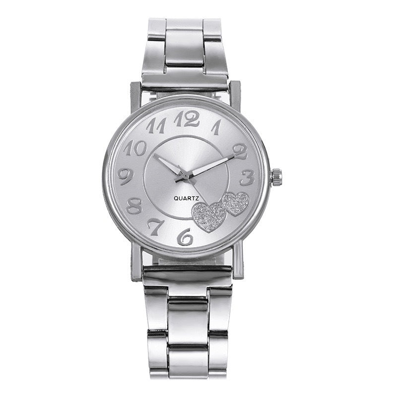 Women's Steel Band Love Quartz Watch