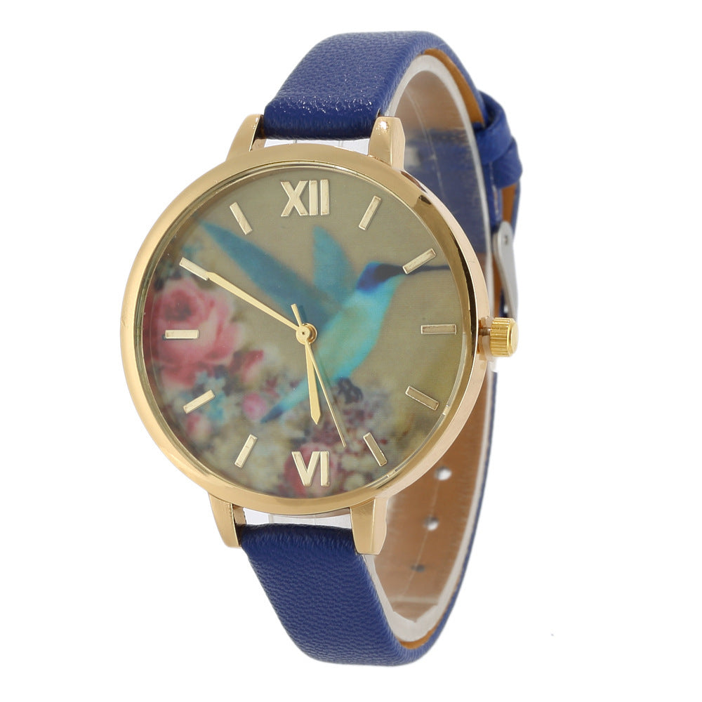 Ladies Leather Quartz Watch