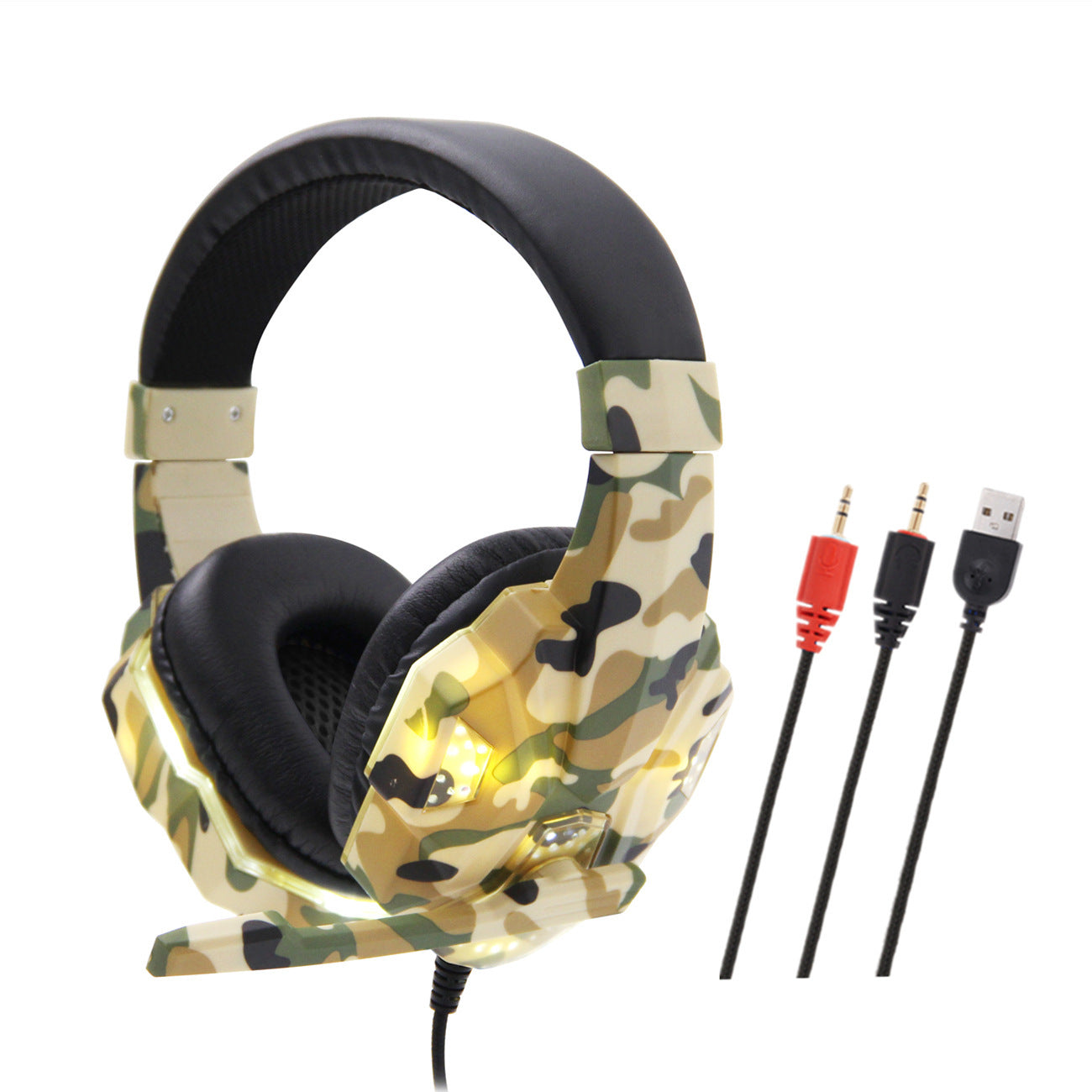 SY830MV camouflage glow earphone