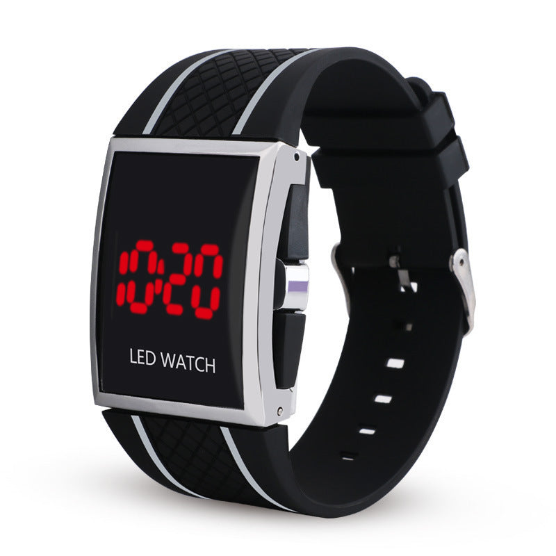 Student Sports Aviation LED Women's Fashion PU Leisure LED Watch Women's Watch