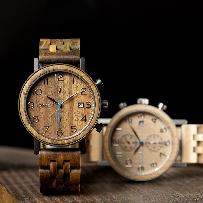 Business Quartz Movement Anti-Wood Water Watch