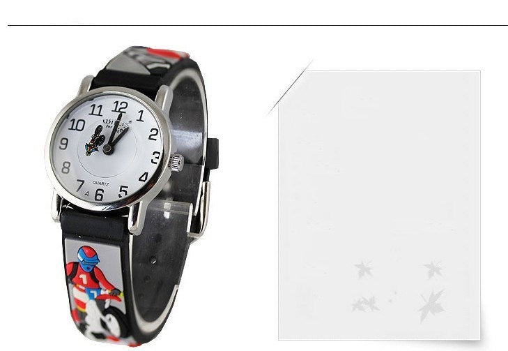 Children cartoon silicone watch