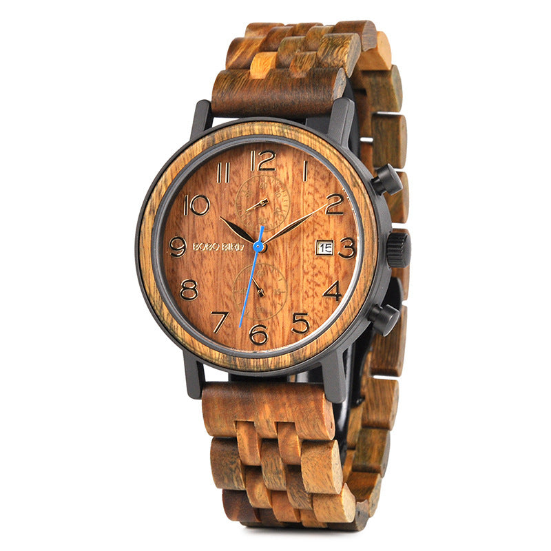 Business Quartz Movement Anti-Wood Water Watch