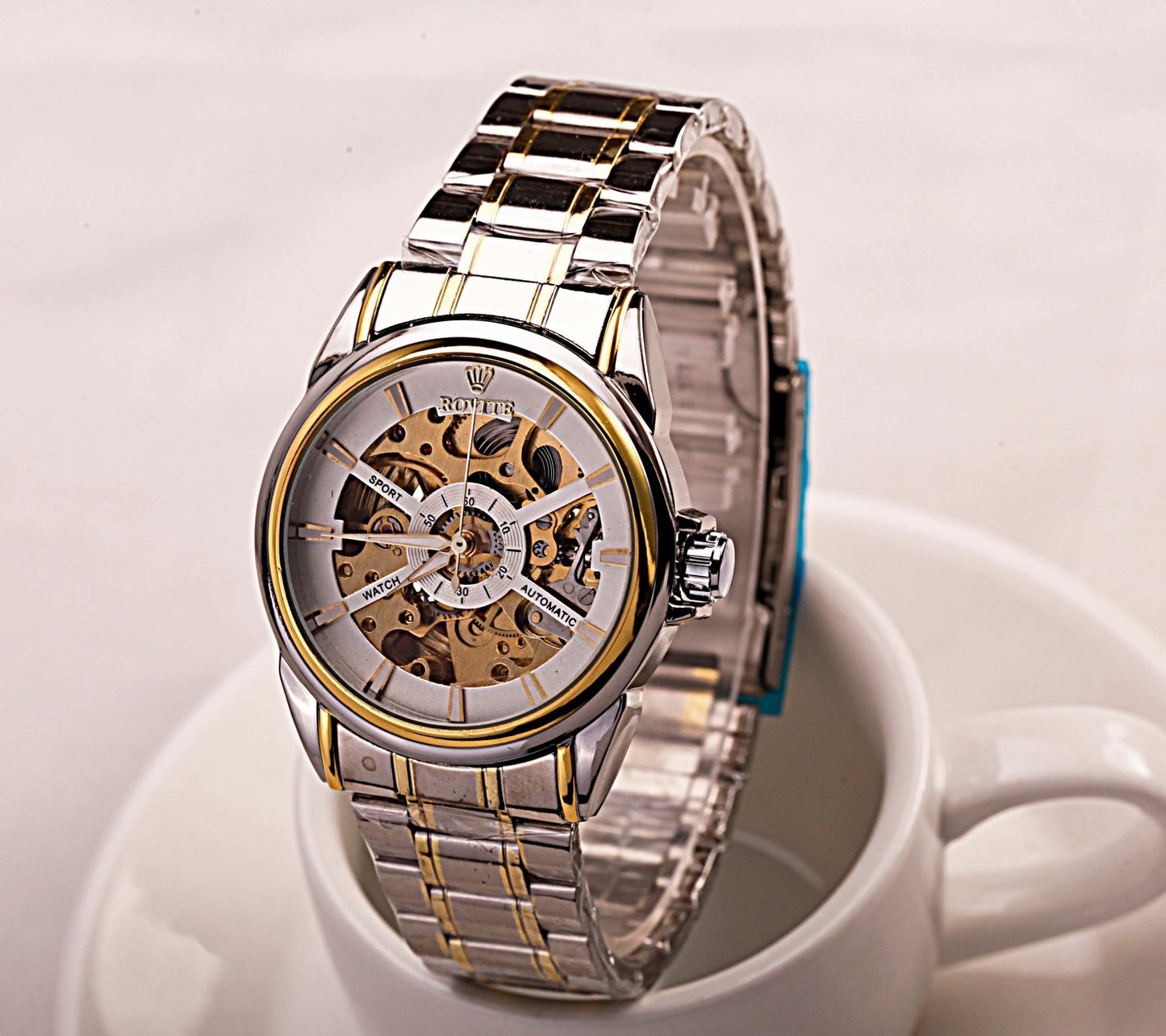 Business Automatic Mechanical Hollow Men's Watch