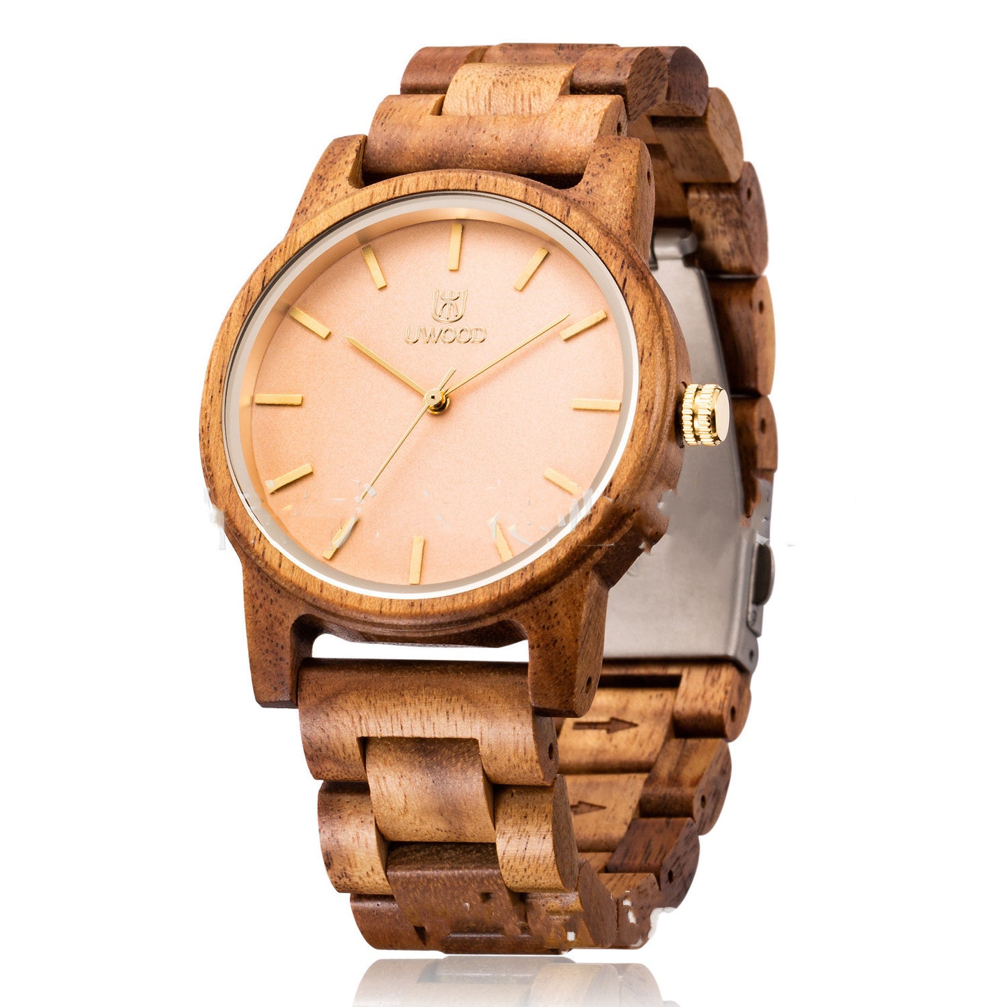 Quartz Movement Wooden Watch