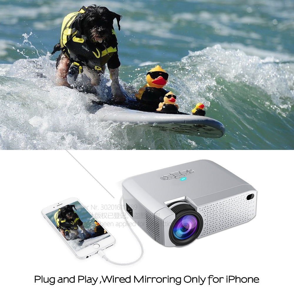 AUN mini projector LED D40W