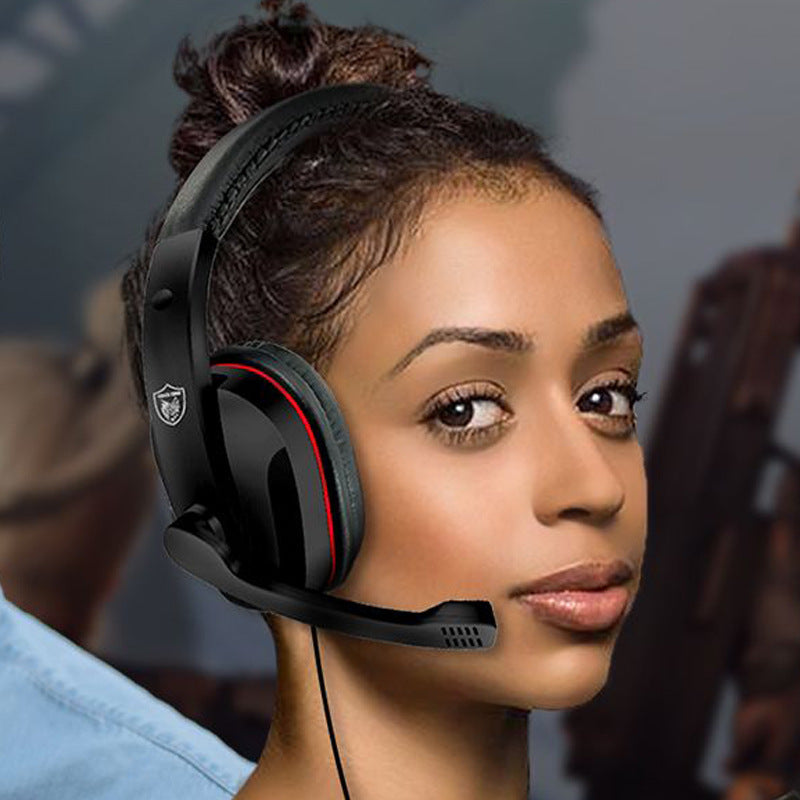 Gaming heavy bass computer headset