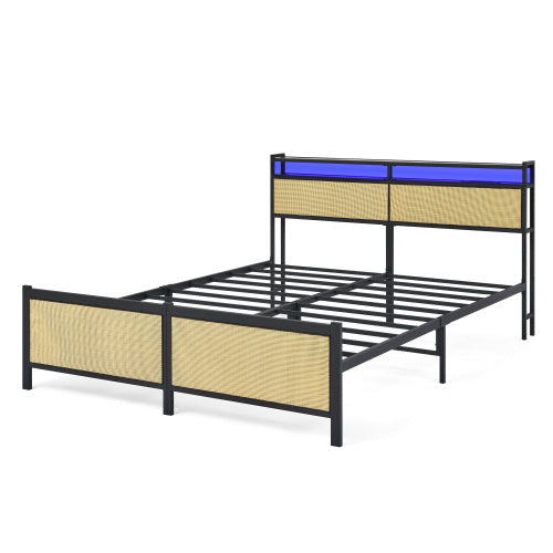 Iron Bed Frame, Metal Bed Frame, Wrought Iron Bed Frame, Iron Platform Bed Frame