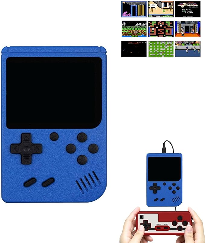 Handheld Game Console, Tiny Tendo 400 Games, Portable Retro Video Game Console, Tinytendo Handheld Console, 400 In 1 Game Console With Game Controller, Support 2 Players Play On TV