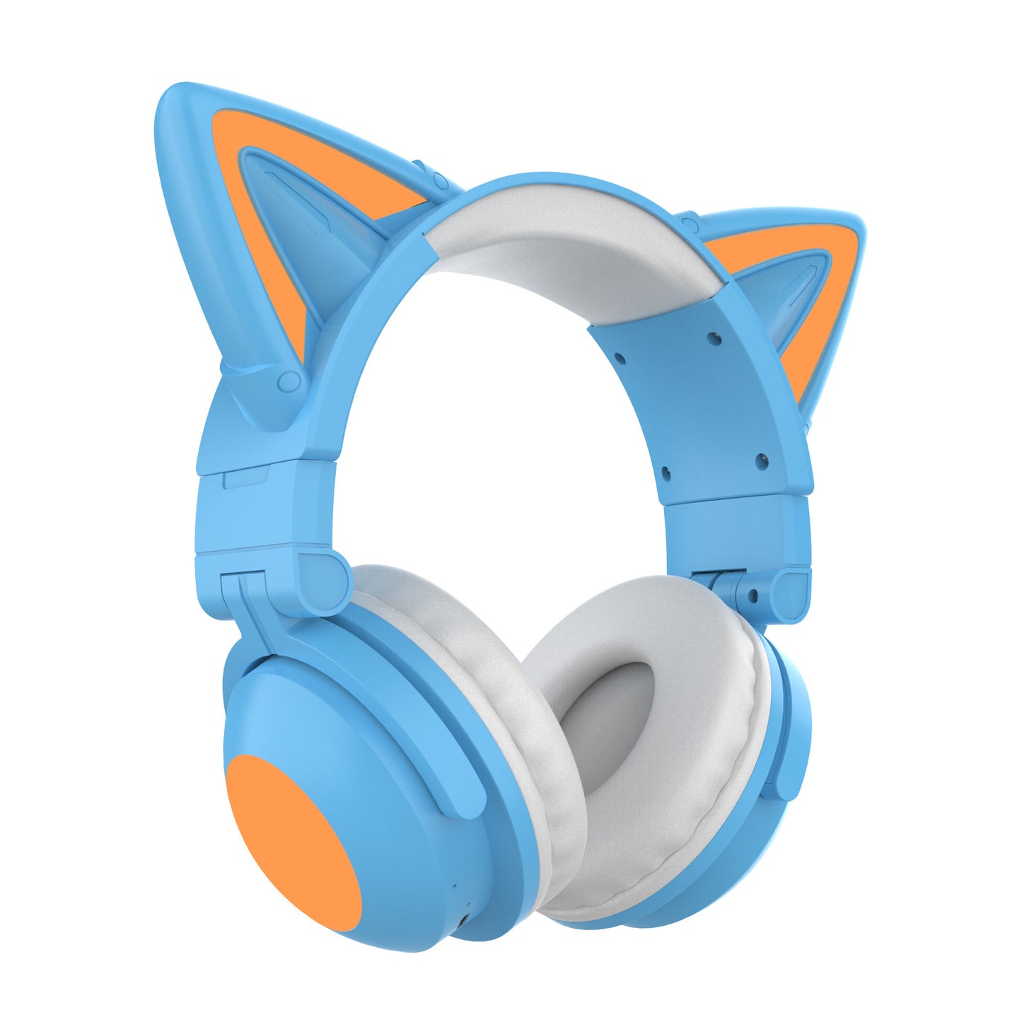 Head-mounted Bluetooth Headset Luminous Cat Ear Petal Angle