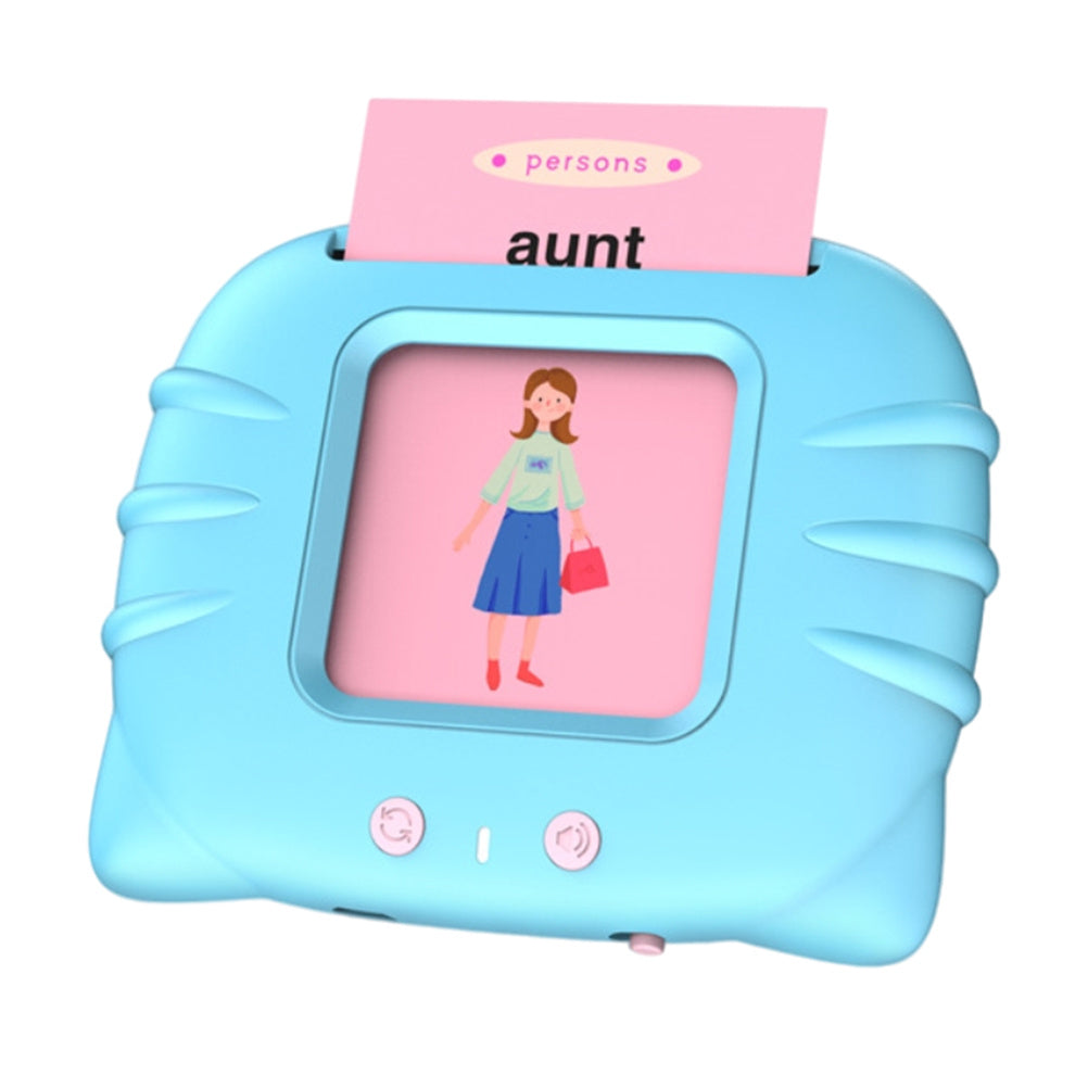 Card Type Early Education Machine Children's Cognitive English Card Early Learning Machine Electronic Interactive Toys Gift for Kids