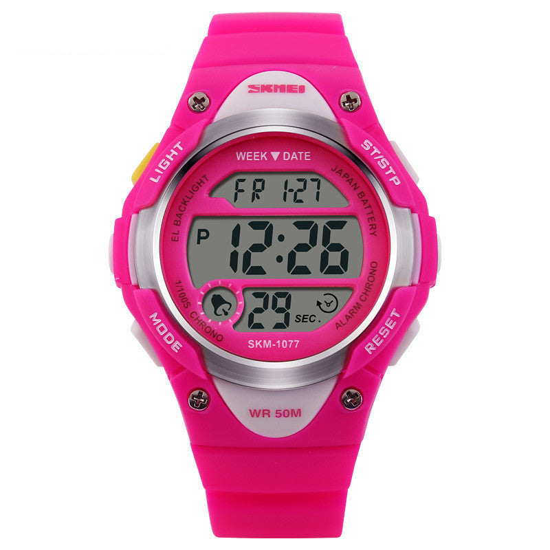 Outdoor Children's Sports Electronic Watch Deep Waterproof