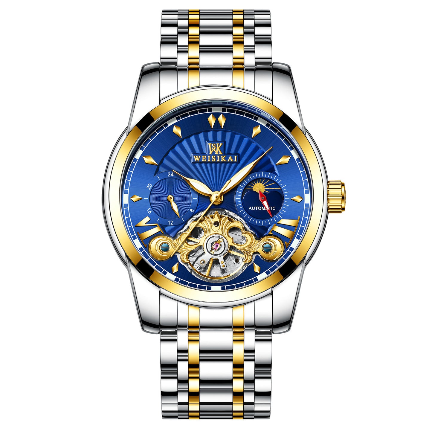 Waterproof flywheel automatic mechanical watch