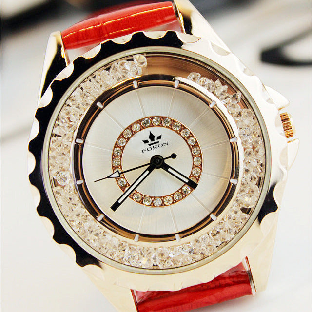 Full diamond women's watch