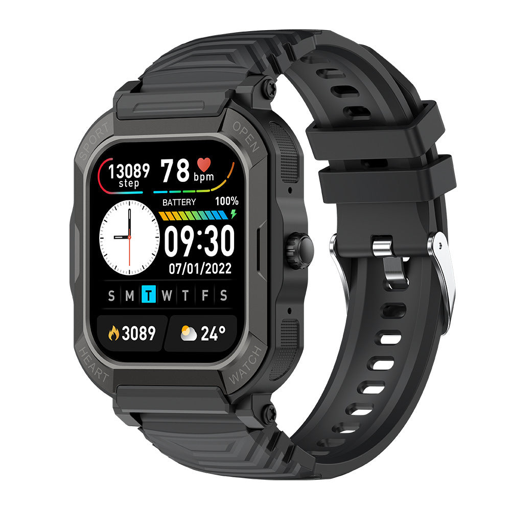 Three-proof Outdoor Sports Bluetooth Calling Electronic Step Heart Rate Watch