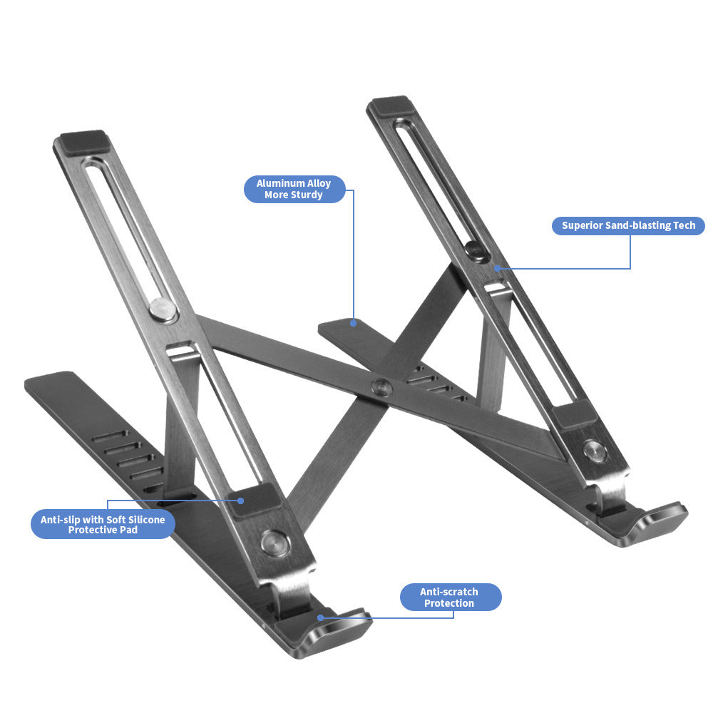 Portable Laptop Stand Aluminum Alloy Lifting Folding