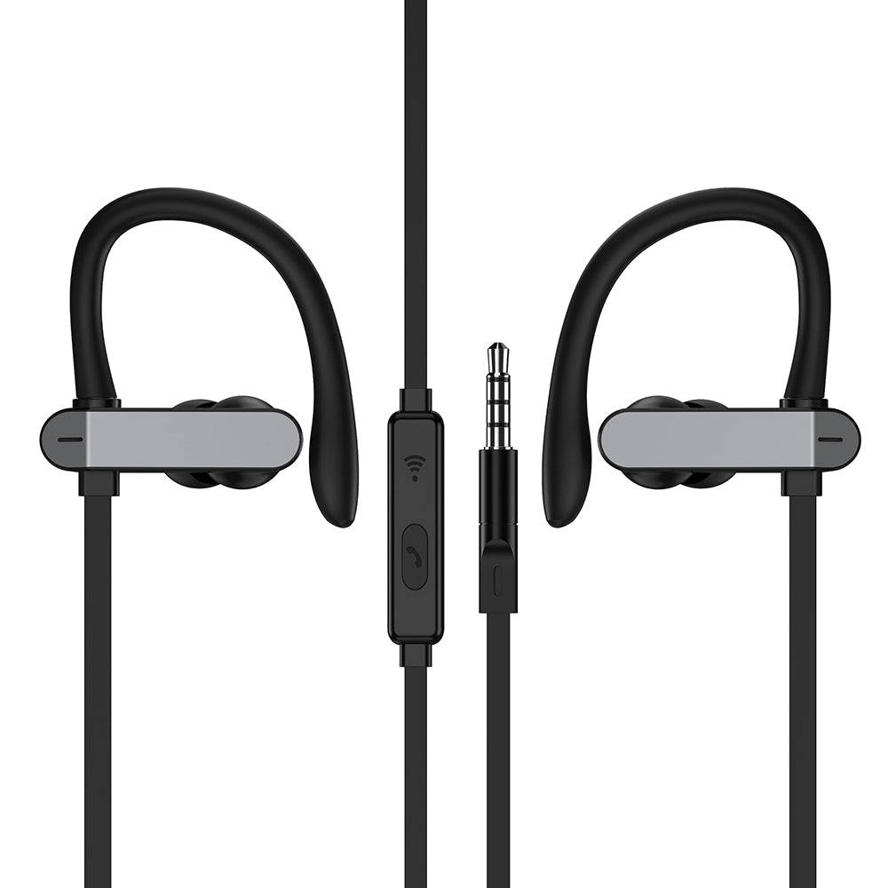 Compatible With  Earphone PTM TS27 Sport Running Anti Drop Headset Ear Hook Stereo Earbuds With Mic Headphone For Phone  Xiaomi Universal