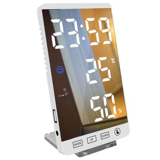 Multifunctional LED Mirror Electronic Alarm Clock