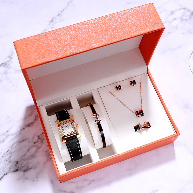 Casual square ladies watch