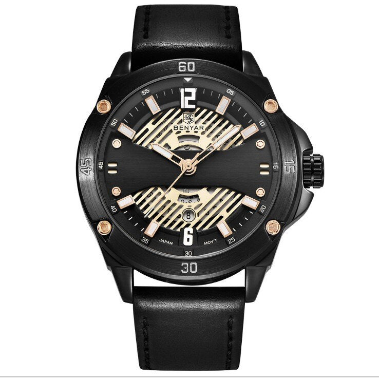 Men's Quartz Multifunction Sports Waterproof Watch